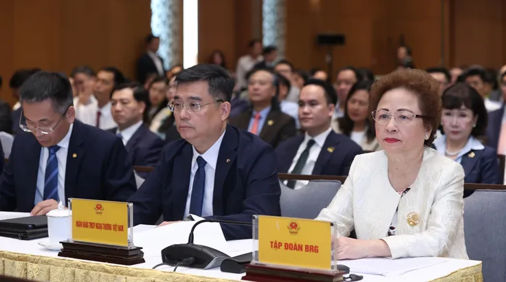 Đại diện các DN tham dự hội nghị Thường trực Chính phủ với cộng đồng doanh nghiệp chủ đề "Tháo gỡ điểm nghẽn - Khơi thông nguồn lực - Thúc đẩy tăng trưởng". Ảnh: VGP/Nhật Bắc.
