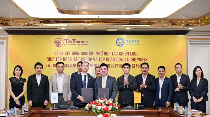 Đại diện T&T Group và Yusys Technologies ký kết hợp tác chiến lược.