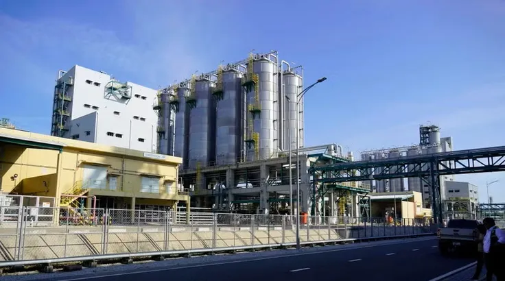 Một góc Tổ hợp hóa dầu Long Sơn (Dự án đầu tư thuộc Tập đoàn SCG của Thái Lan) tại xã Long Sơn, TPHCM. (Ảnh: Đoàn Mạnh Dương/TTXVN)