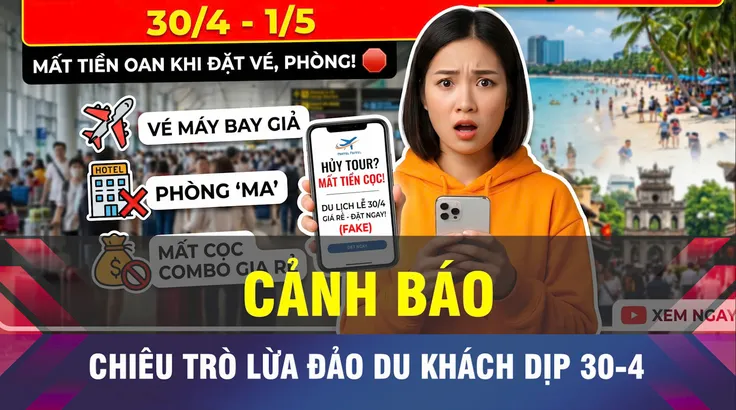 18 GIỜ NGÀY 21-4: Cảnh báo chiêu trò lừa đảo du khách dịp 30-4