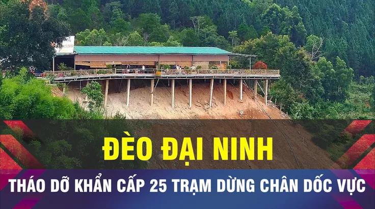 18 GIỜ NGÀY 4-8: Xóa loạt trạm dừng không phép trên đèo Đại Ninh