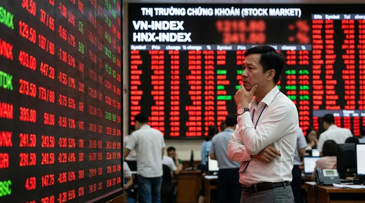 VN Index giảm gần 12 điểm, thanh khoản 'co hẹp'