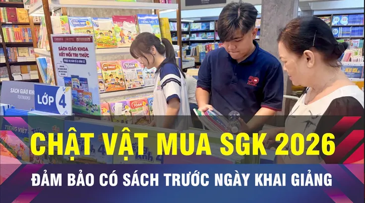 18 GIỜ NGÀY 18-8: Đảm bảo đủ SGK trước ngày khai giảng