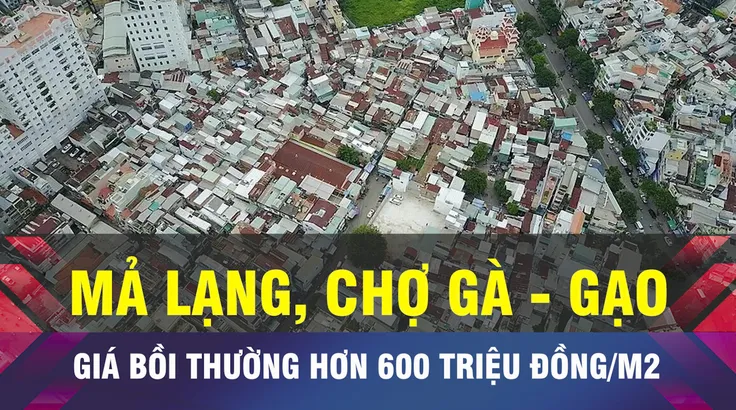 18 GIỜ NGÀY 25-8: Giá đất bồi thường khu Mả Lạng và chợ Gà - Gạo