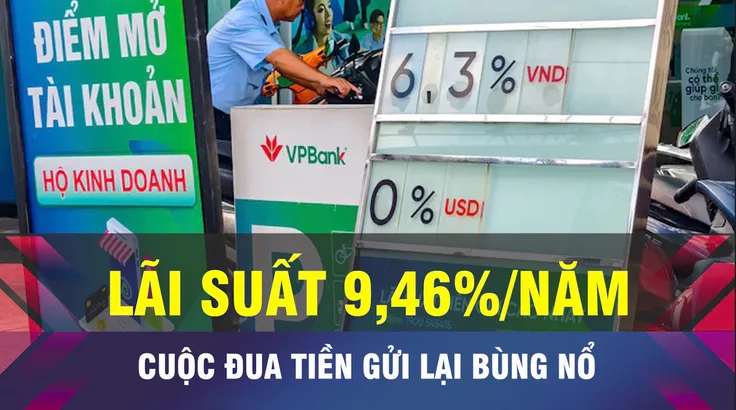 18 GIỜ NGÀY 12-9: Lãi suất huy động lên gần 9,5%