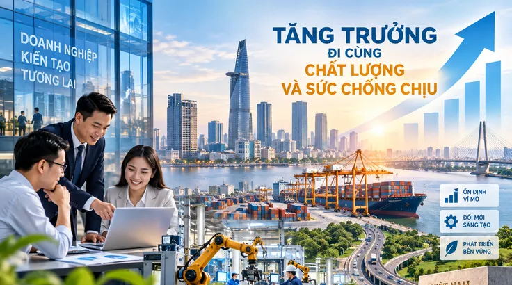 Tăng trưởng phải đi cùng chất lượng và sức chống chịu