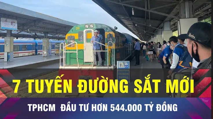 18 GIỜ NGÀY 9-10: TPHCM quy họach 7 tuyến đường sắt mới 