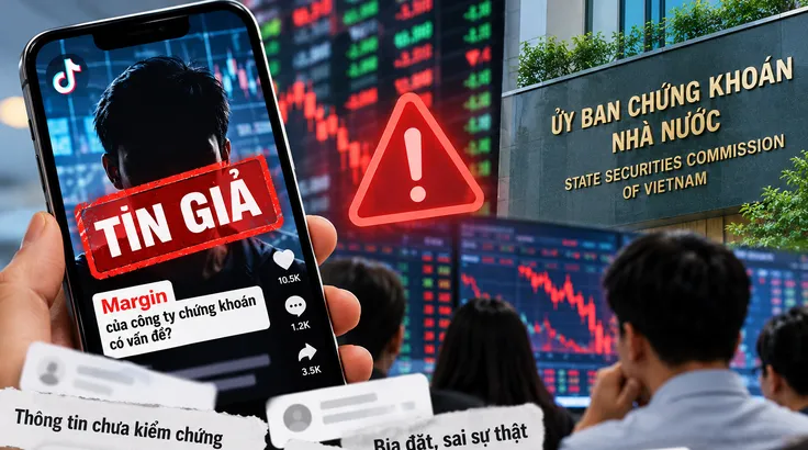 Xử lý tài khoản TikTok đưa thông tin sai lệch về chứng khoán