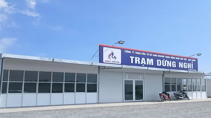 Khai thác tạm trạm dừng nghỉ cao tốc Cần Thơ - Cà Mau