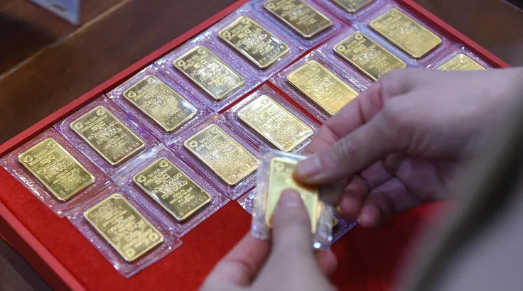 Vàng SJC giảm thêm 1,8 triệu đồng mỗi lượng