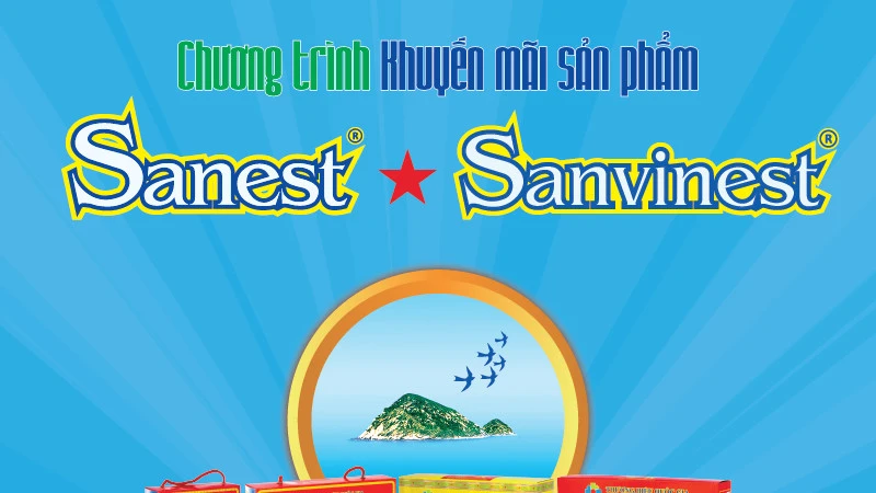 Chương trình khuyến mại Sản phẩm Sanest & Sanvinest tháng 4-2024