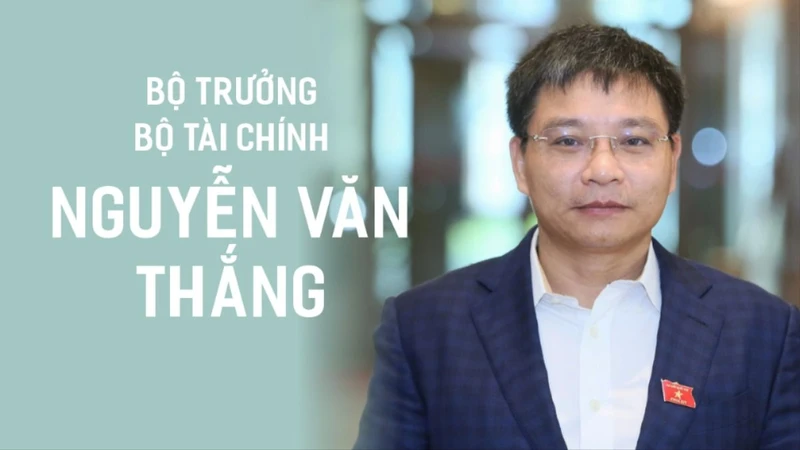 Tân Bộ trưởng Bộ Tài chính Nguyễn Văn Thắng. Ảnh: QUANG PHÚC 