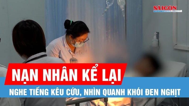 Nạn nhân vụ cháy ở Tân Bình: Khói bốc lên đen nghịt, không nhìn thấy gì cả