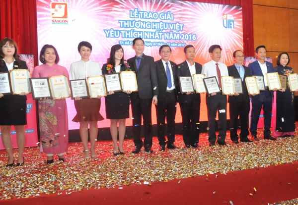 Thương hiệu Việt 2016 - Vinh danh 30 doanh nghiệp