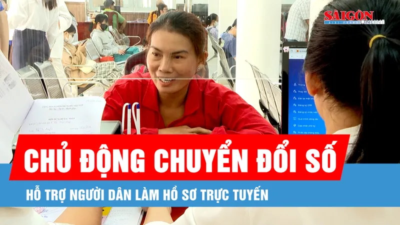 Các xã ngoại thành TPHCM chủ động chuyển đổi số, hỗ trợ người dân làm hồ sơ trực tuyến