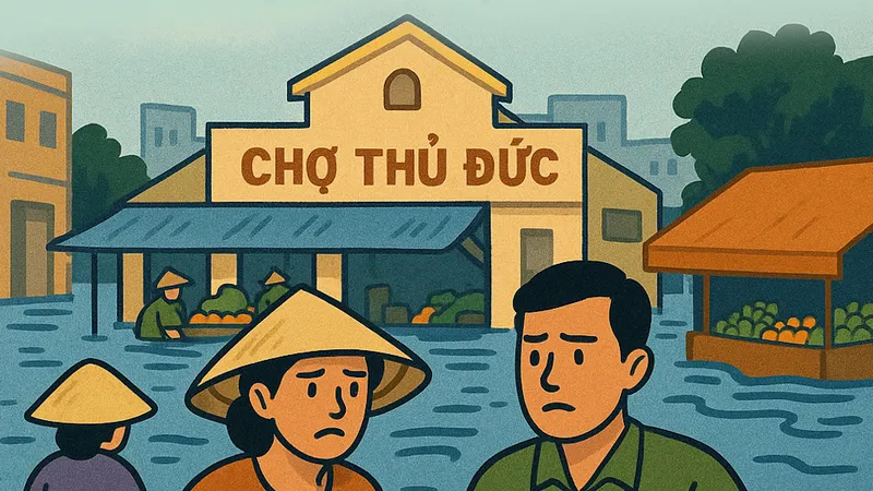Podcast: Cấp bách giải quyết ngập khu vực chợ Thủ Đức