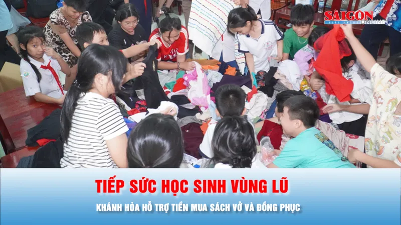 Podcast bản tin trưa 30-11: Nhiều học sinh mất nhà, mất sách vở, có em phải tạm trú nhà người quen