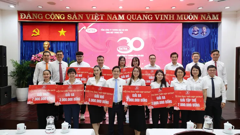SATRA vinh danh tập thể, cá nhân đạt giải hội thi 30 năm