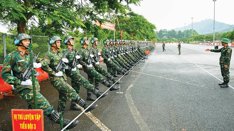Military, police forces triumph over unpredictable weather on training ground