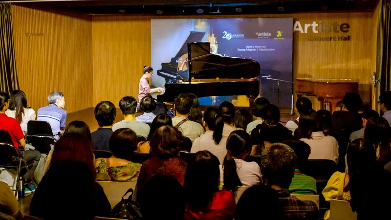 Các buổi biểu diễn của Saigon Classical thu hút sự quan tâm và yêu thích của nhiều bạn trẻ