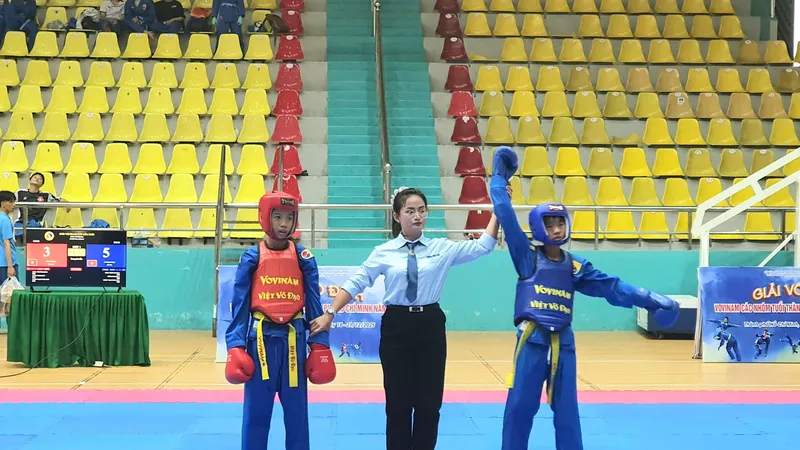 Hơn 300 võ sĩ tranh tài tại Giải vô địch Vovinam các nhóm tuổi TPHCM 2025