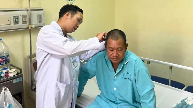 Nhờ được cấp cứu kịp thời, người bệnh đã hồi phục ngoạn mục