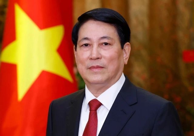 越南国家主席梁强,。