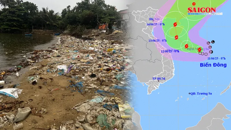 Podcast tin trưa 11-6: Cơn bão đầu tiên trên Biển Đông năm 2025 có thể mạnh cấp 10; Rác thải tiếp tục dạt vào bãi biển