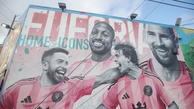 Bức tranh tường Messi ở Miami