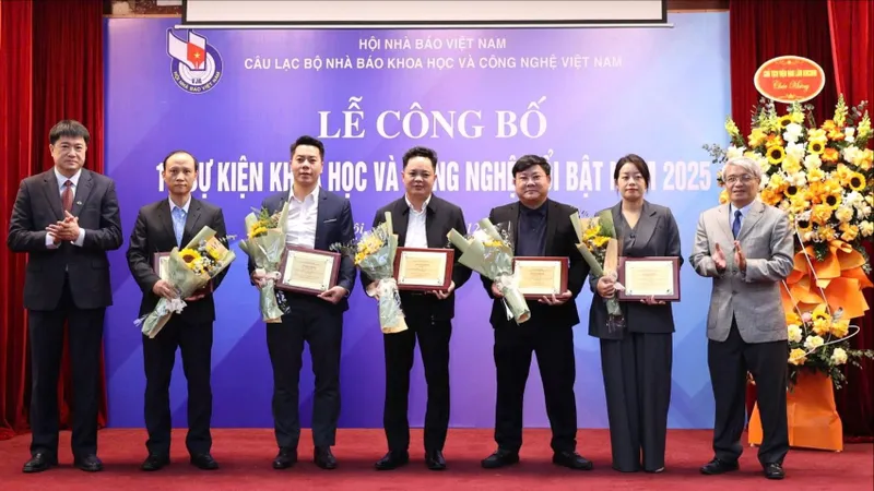 Câu lạc bộ Nhà báo KH-CN bình chọn 10 sự kiện KH-CN nổi bật năm 2025