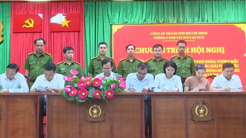 Doanh nghiệp ký cam kết khắc phục các vi phạm về phòng cháy chữa cháy