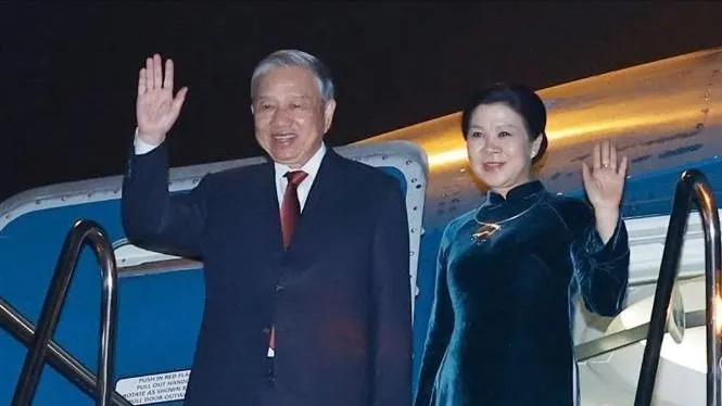 Tổng Bí thư Tô Lâm và Phu nhân kết thúc tốt đẹp chuyến thăm cấp Nhà nước tới Lào