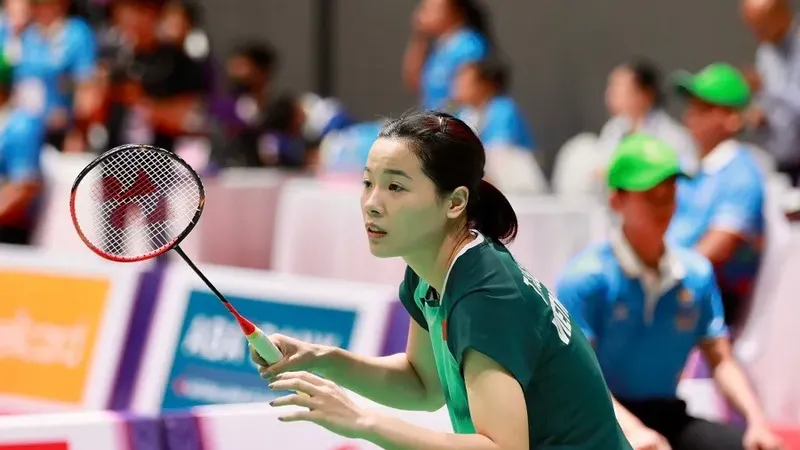Tay vợt Nguyễn Thùy Linh sẽ tham dự nội dung đơn nữ tại SEA Games 33-2025. Ảnh: DŨNG PHƯƠNG