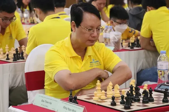 Đại kiện tướng Đào Thiên Hải sẽ tiếp tục góp mặt tại SEA Games 33-2025. Ảnh: VNCHESS