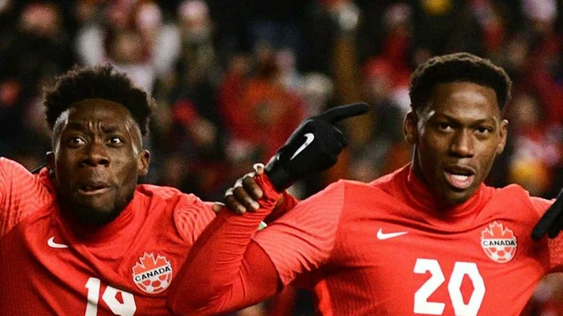 Alphonso Davies và Jonathan David là những cầu thủ hàng đầu của bóng đá Canada