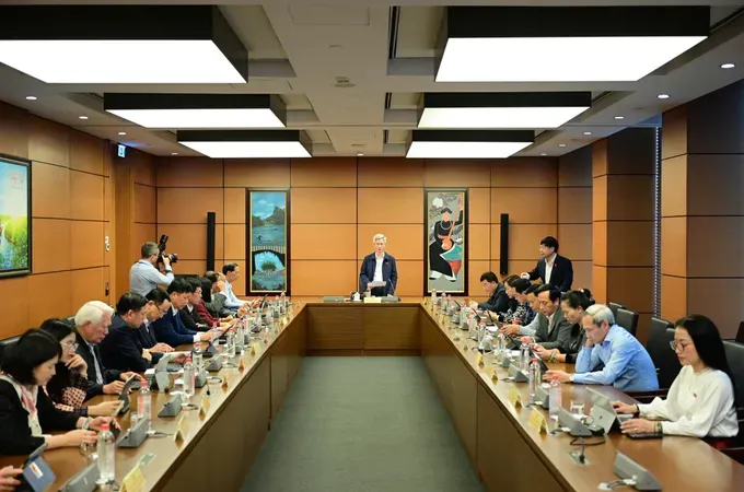 National Assembly delegates are discussing the law content (Photo: SGGP)