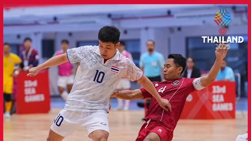 Trận thua 1-6 trước đội tuyển futsal Indonesia vào tối 19-12 đã nhấn thêm nỗi buồn của bóng đá Thái Lan tại SEA Games 33.