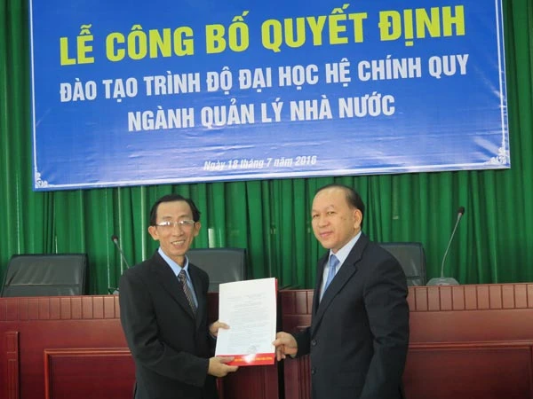 Học viện Cán bộ TPHCM được tuyển sinh Đại học hệ chính quy