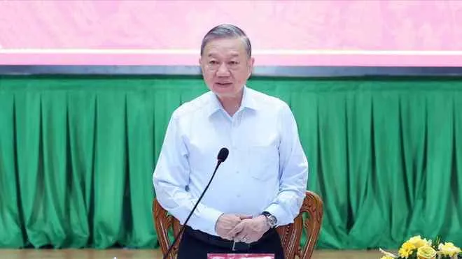 Tổng Bí thư Tô Lâm: Hợp nhất Vĩnh Long, Bến Tre, Trà Vinh là quyết định chiến lược