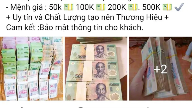 Cảnh báo thủ đoạn mua bán, giao dịch tiền giả