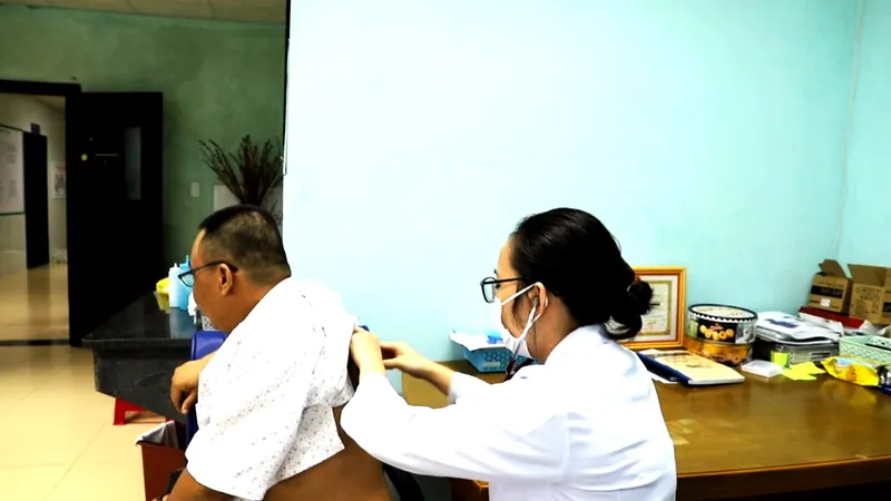 Bệnh nhân tái khám tại Bệnh viện Đa khoa Bà Rịa