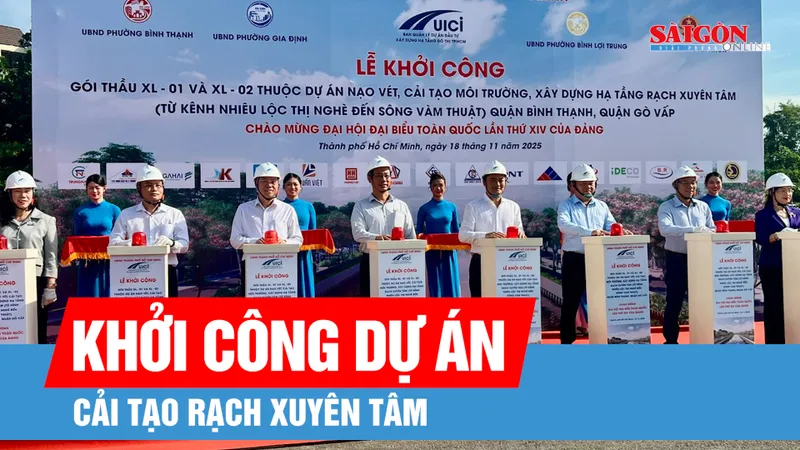 TPHCM khởi công dự án cải tạo rạch Xuyên Tâm 