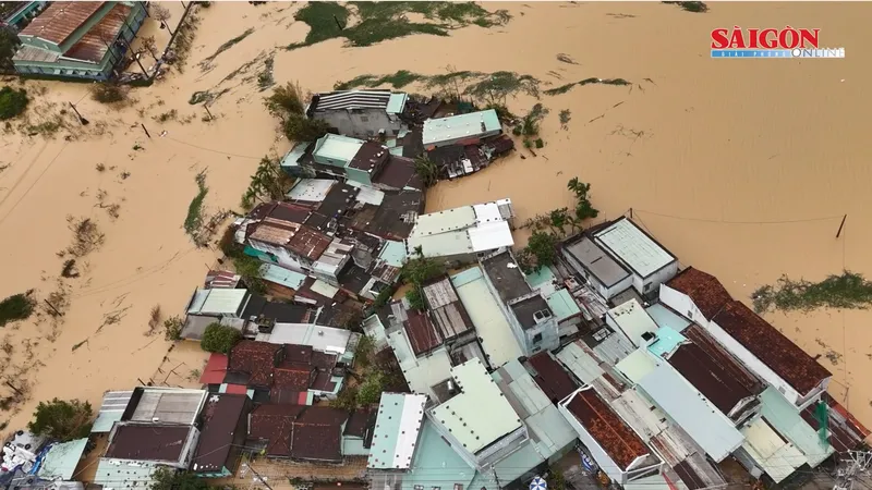Gia Lai: Mưa lớn kéo dài, nhiều vùng ven đô thị biển ngập sâu
