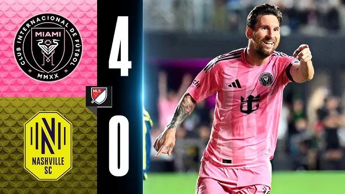 Inter Miami vs Nashville 4-0: Bộ đôi Messi, Allende đua tài ghi cú đúp, trút mưa bàn thắng, giành chiến thắng thuyết phục