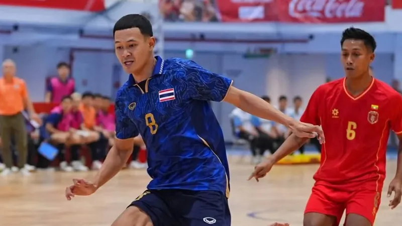 Futsal Myanmar vs Futsal Thái Lan 0-3: Praphaphan, Phalaphruek, Attipong Munphlai thể hiện đẳng cấp, ĐKVĐ toàn thắng 2 trận