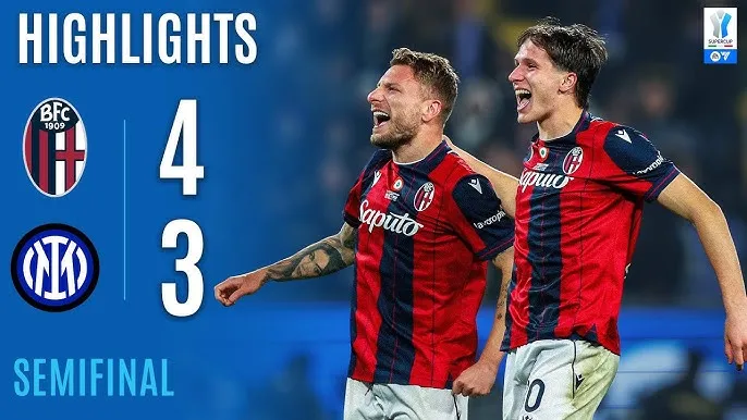 Inter Milan vs Bologna 1-1 (2-3): Thuram mở bàn, Orsolini gỡ hòa trên chấm penalty, Bologna đấu Napoli ở chung kết Super Cup ngày 23/12