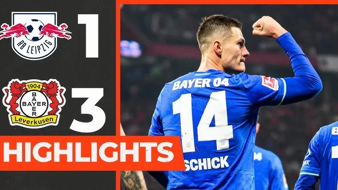 Leipzig vs Leverkusen 1-3: Schlager mở bàn nhưng Terrier, Schick, Culbreath tỏa sáng, ngược dòng giành gọn 3 điểm, soán ngôi đối thủ