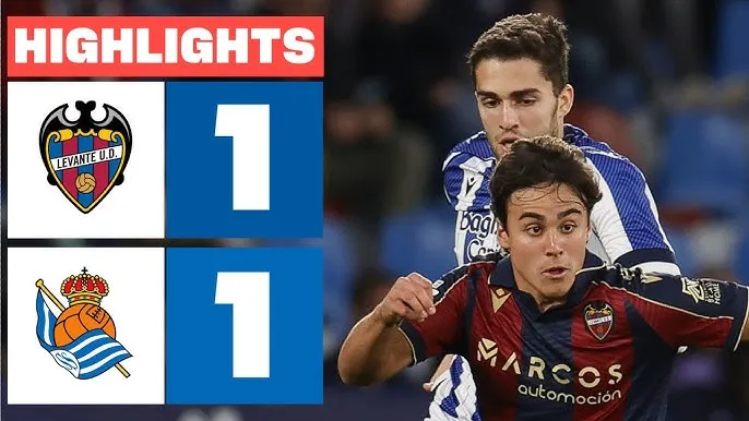 Levante vs Sociedad 1-1: Kubo Takefusa đánh đầu mở bàn, De La Fuente kịp chia điểm đối thủ nhờ chấm penalty phút bù giờ