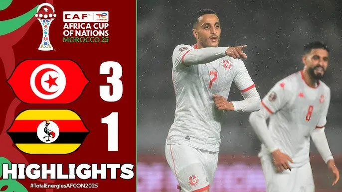 Tunisia vs Uganda 3-1: Ellyes Skhiri sớm lấn áp thế trận, Elias Achouri tỏa sáng cú đúp, Denis Omedi ghi bàn danh dự, Tunisia dẫn đầu bảng C