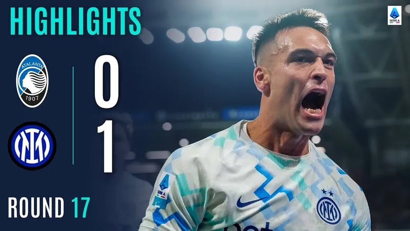 Atalanta vs Inter Milan 0-1: Berat Djimsiti sai lầm, Pio Esposito kiến tạo, Lautaro Martinez ghi bàn duy nhất, Inter tạm dẫn đầu Serie A